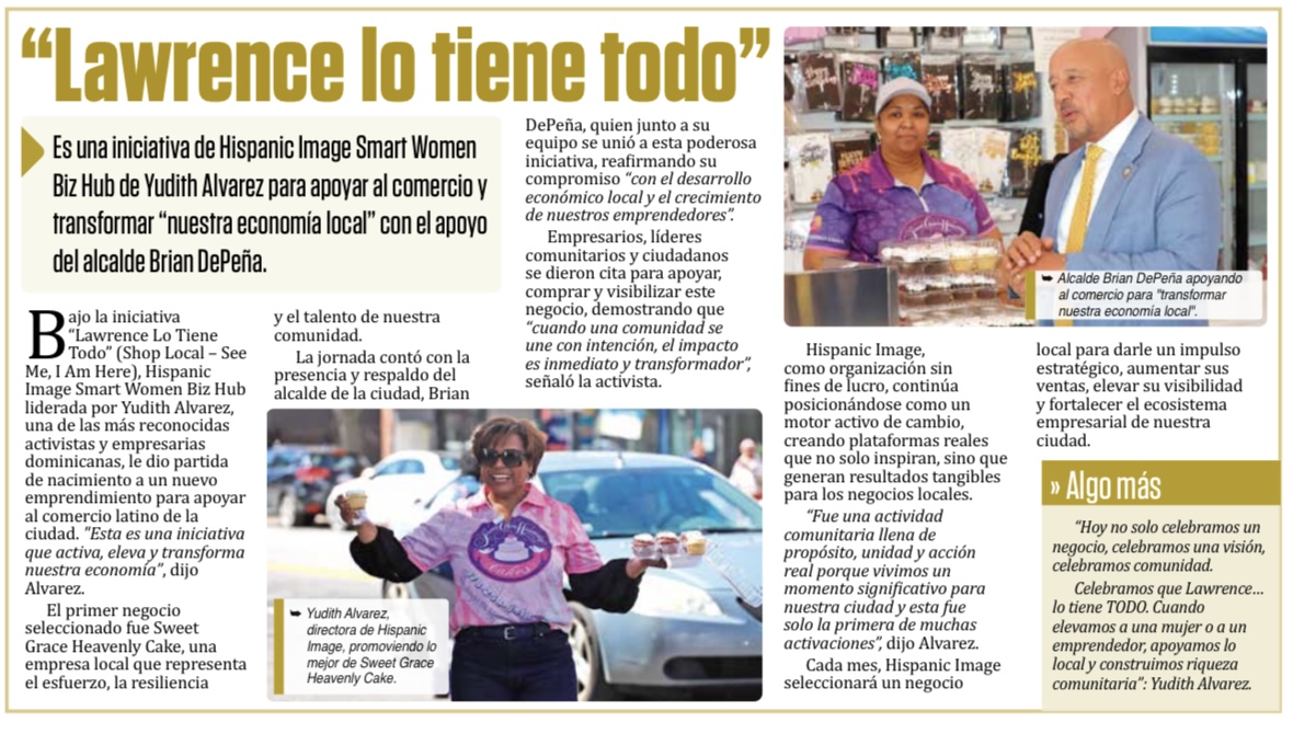 El Mundo Boston article: Lawrence Has It All, an initiative by Yudith Alvarez